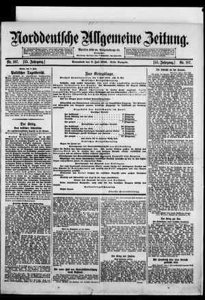 Norddeutsche allgemeine Zeitung vom 08.07.1916