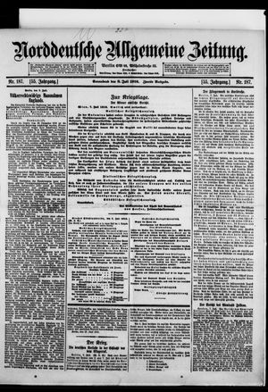 Norddeutsche allgemeine Zeitung vom 08.07.1916