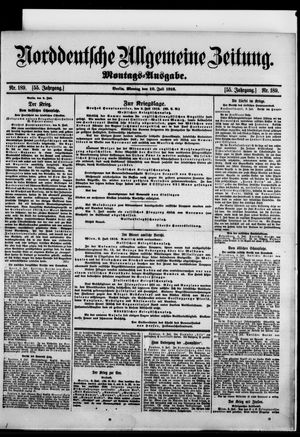 Norddeutsche allgemeine Zeitung on Jul 10, 1916