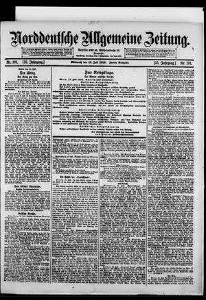 Norddeutsche allgemeine Zeitung vom 12.07.1916