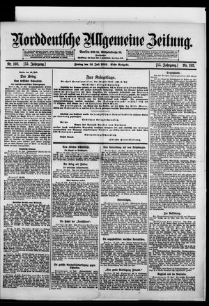 Norddeutsche allgemeine Zeitung vom 14.07.1916