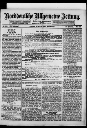 Norddeutsche allgemeine Zeitung vom 20.07.1916