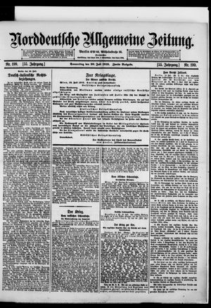 Norddeutsche allgemeine Zeitung vom 20.07.1916