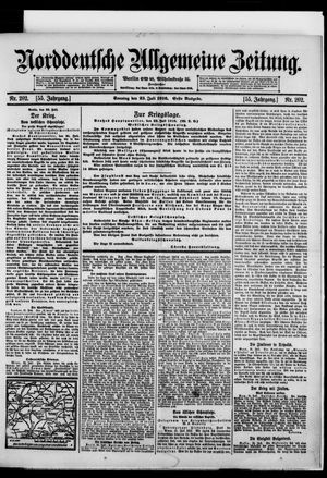 Norddeutsche allgemeine Zeitung vom 23.07.1916
