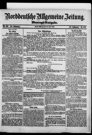 Norddeutsche allgemeine Zeitung vom 24.07.1916