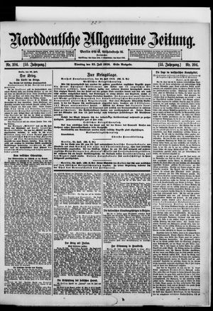 Norddeutsche allgemeine Zeitung vom 25.07.1916