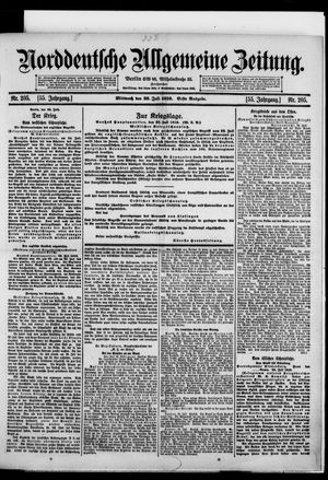 Norddeutsche allgemeine Zeitung vom 26.07.1916
