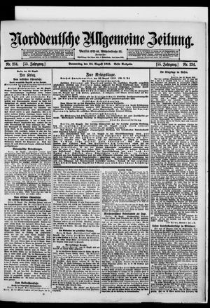 Norddeutsche allgemeine Zeitung vom 24.08.1916