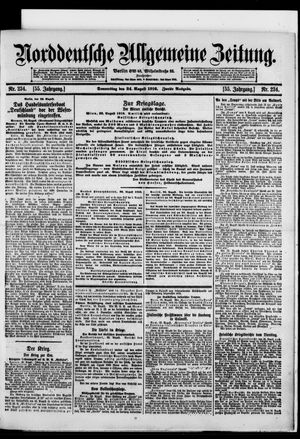 Norddeutsche allgemeine Zeitung vom 24.08.1916