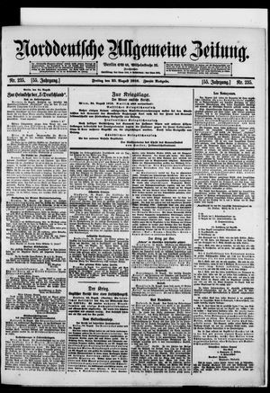 Norddeutsche allgemeine Zeitung vom 25.08.1916