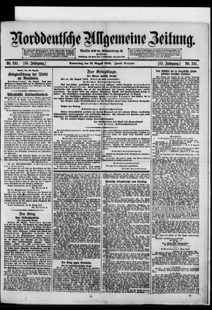 Norddeutsche allgemeine Zeitung vom 31.08.1916