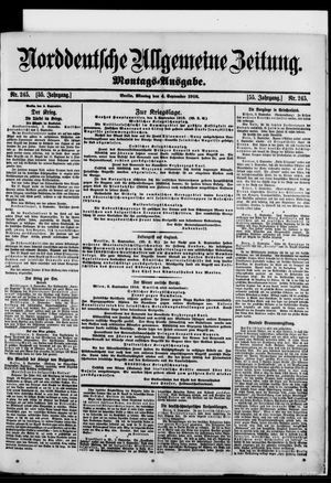 Norddeutsche allgemeine Zeitung vom 04.09.1916