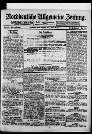 Norddeutsche allgemeine Zeitung vom 07.09.1916