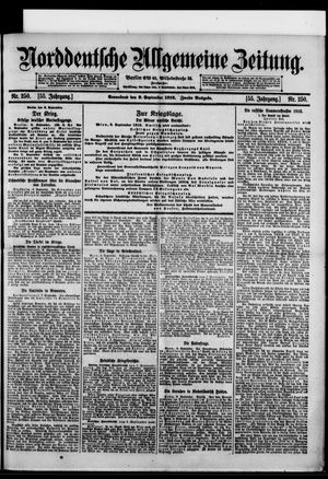 Norddeutsche allgemeine Zeitung vom 09.09.1916