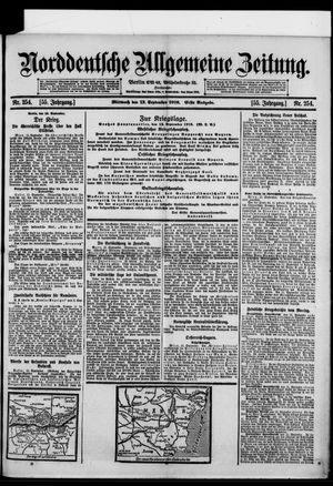 Norddeutsche allgemeine Zeitung vom 13.09.1916