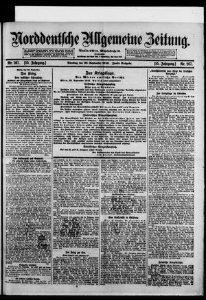Norddeutsche allgemeine Zeitung vom 26.09.1916