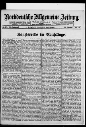 Norddeutsche allgemeine Zeitung vom 29.09.1916