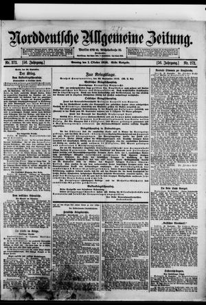 Norddeutsche allgemeine Zeitung vom 01.10.1916