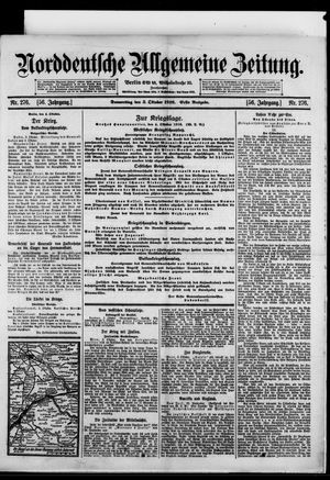 Norddeutsche allgemeine Zeitung vom 05.10.1916