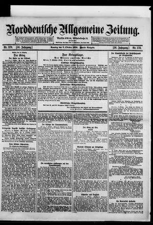 Norddeutsche allgemeine Zeitung on Oct 8, 1916