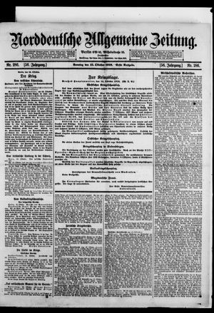 Norddeutsche allgemeine Zeitung vom 15.10.1916