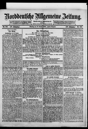 Norddeutsche allgemeine Zeitung on Oct 17, 1916