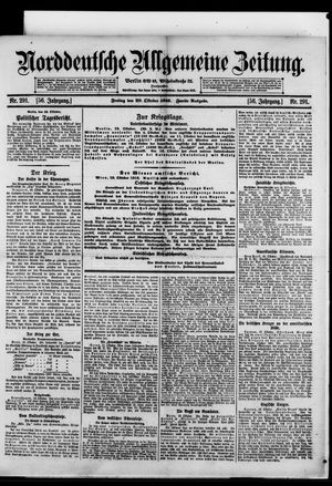 Norddeutsche allgemeine Zeitung on Oct 20, 1916