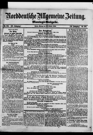 Norddeutsche allgemeine Zeitung vom 23.10.1916