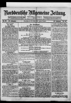 Norddeutsche allgemeine Zeitung vom 26.10.1916