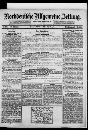 Norddeutsche allgemeine Zeitung vom 27.10.1916