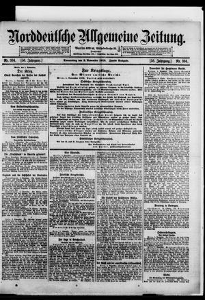 Norddeutsche allgemeine Zeitung vom 02.11.1916