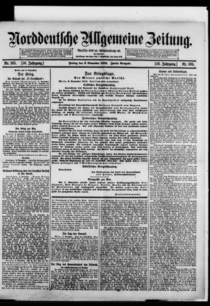Norddeutsche allgemeine Zeitung vom 03.11.1916