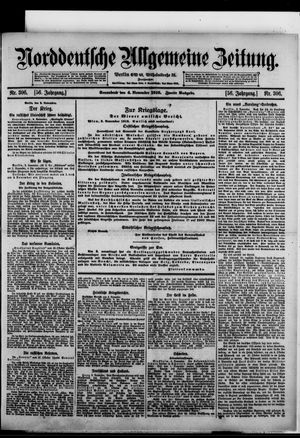 Norddeutsche allgemeine Zeitung vom 04.11.1916