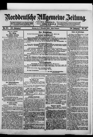 Norddeutsche allgemeine Zeitung vom 05.11.1916