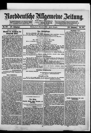 Norddeutsche allgemeine Zeitung vom 05.11.1916
