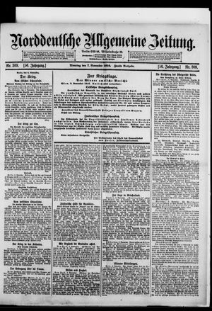 Norddeutsche allgemeine Zeitung vom 07.11.1916