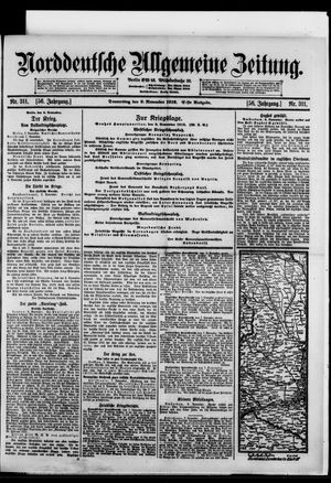 Norddeutsche allgemeine Zeitung on Nov 9, 1916