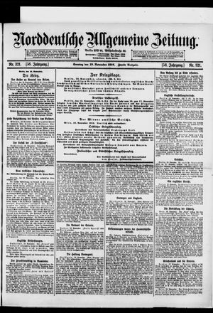 Norddeutsche allgemeine Zeitung vom 19.11.1916
