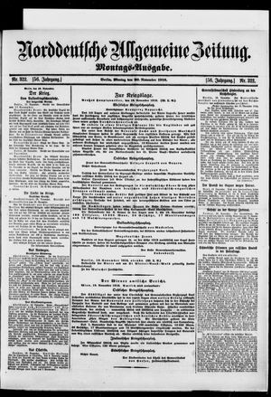 Norddeutsche allgemeine Zeitung vom 20.11.1916