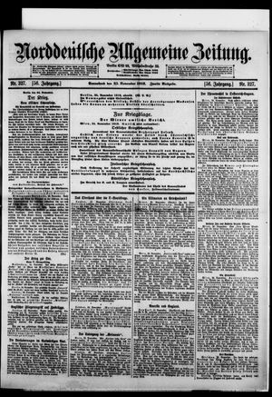 Norddeutsche allgemeine Zeitung vom 25.11.1916