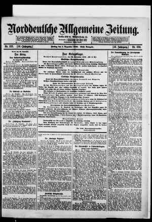 Norddeutsche allgemeine Zeitung vom 01.12.1916