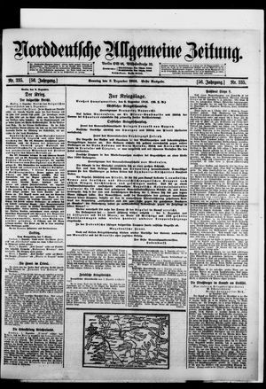 Norddeutsche allgemeine Zeitung vom 03.12.1916