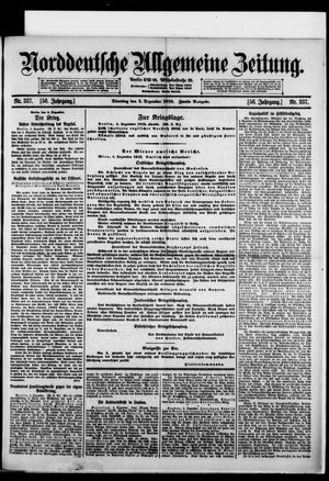Norddeutsche allgemeine Zeitung vom 05.12.1916