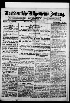 Norddeutsche allgemeine Zeitung vom 06.12.1916