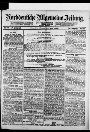 Norddeutsche allgemeine Zeitung on Dec 9, 1916