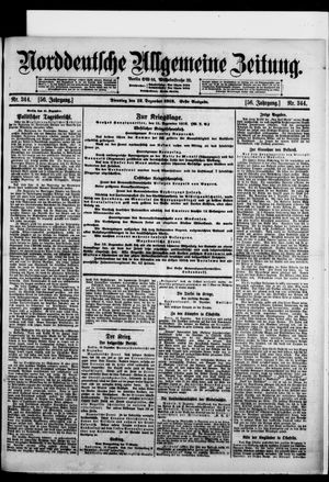 Norddeutsche allgemeine Zeitung vom 12.12.1916