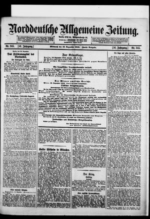 Norddeutsche allgemeine Zeitung on Dec 13, 1916