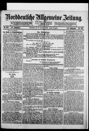 Norddeutsche allgemeine Zeitung vom 16.12.1916