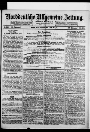 Norddeutsche allgemeine Zeitung on Dec 17, 1916