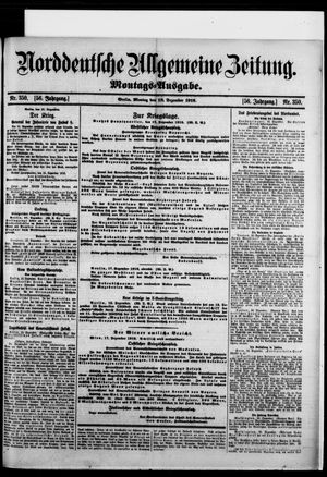 Norddeutsche allgemeine Zeitung vom 18.12.1916
